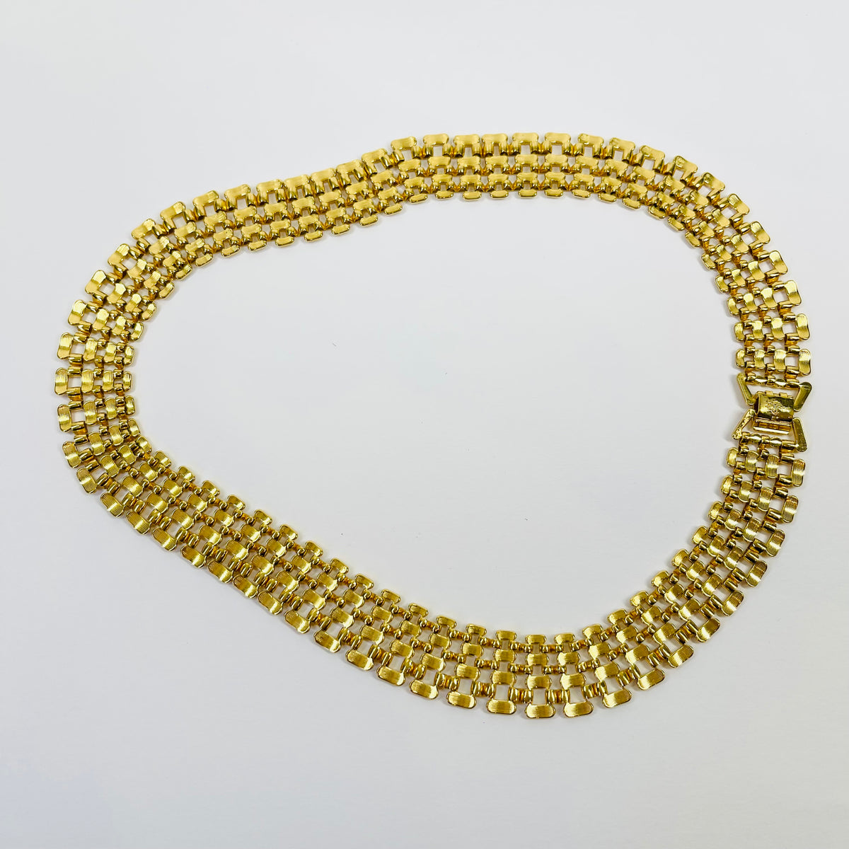 1980s PANTHERE LINKS NECKLACE SUITE