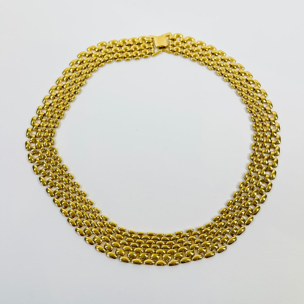 1980s PANTHERE LINKS NECKLACE SUITE