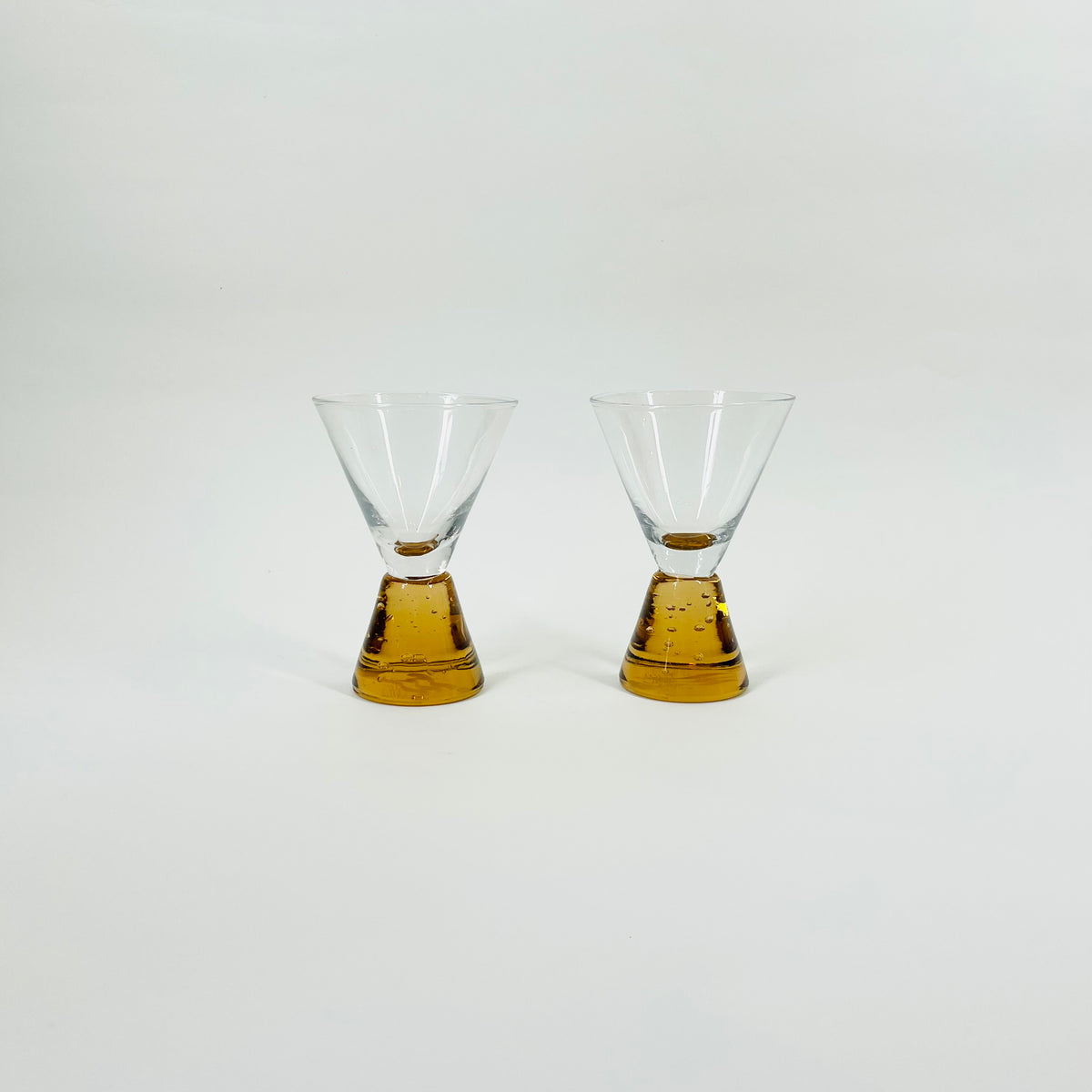 1980s PAPERWEIGHT SHOT/PORT GLASSES