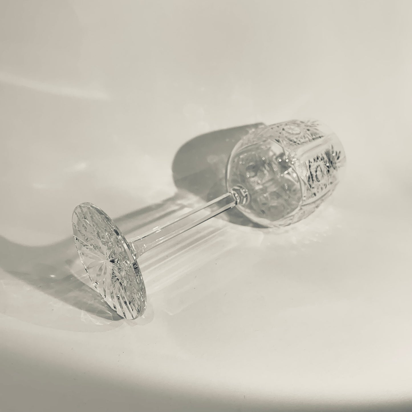 ANTIQUE AMERICAN BRILLIANT CRYSTAL COCKTAIL GLASSES