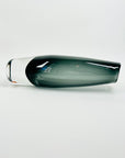 1960s SMOKEY GREY SOMMERSO GLASS VASE BY NILS LANDBERG FOR ORREFORS