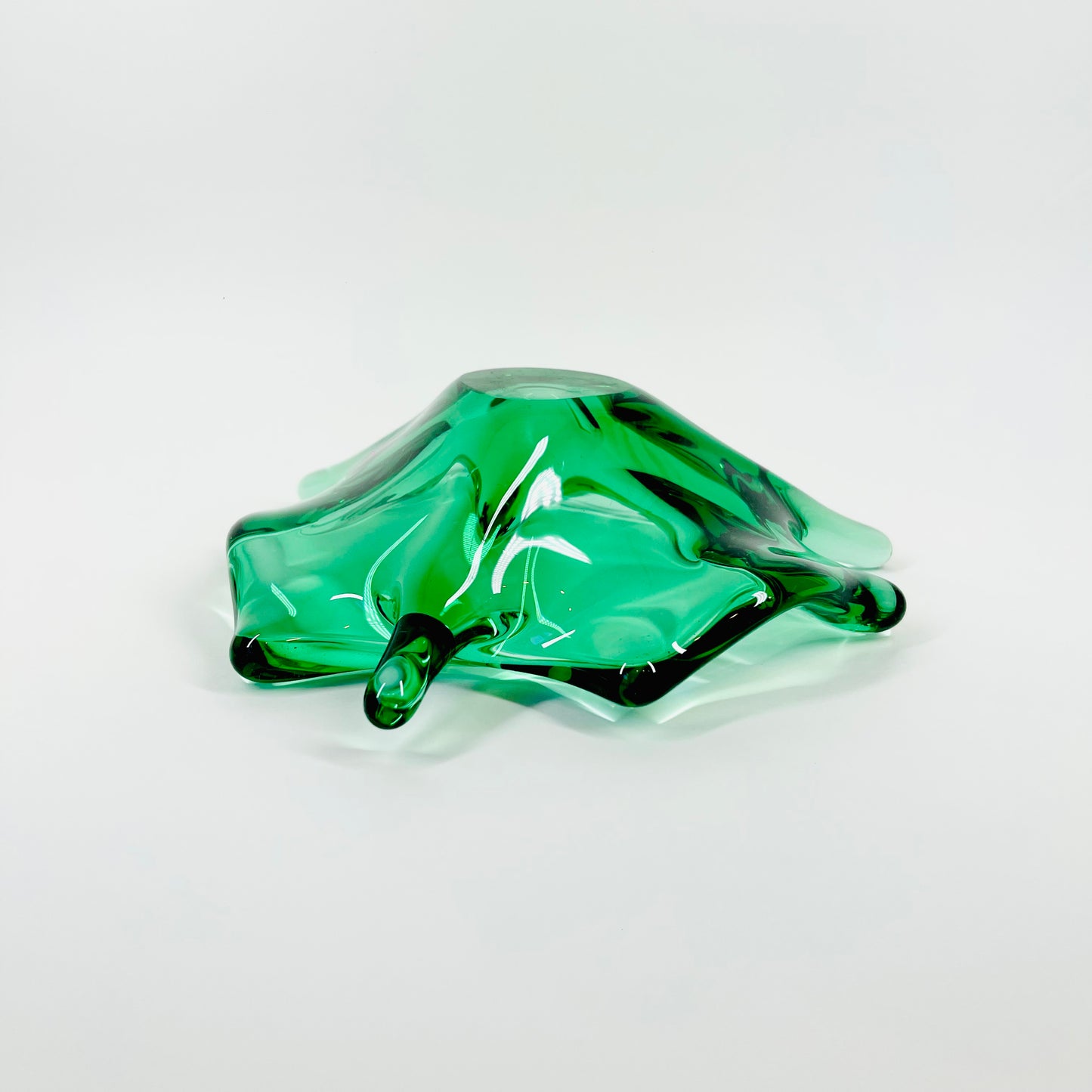 1950s MURANO GREEN SPACE AGE BOWL