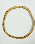 1970s BARCS CORAL ORANGE ENAMEL NECKLACE SUITE