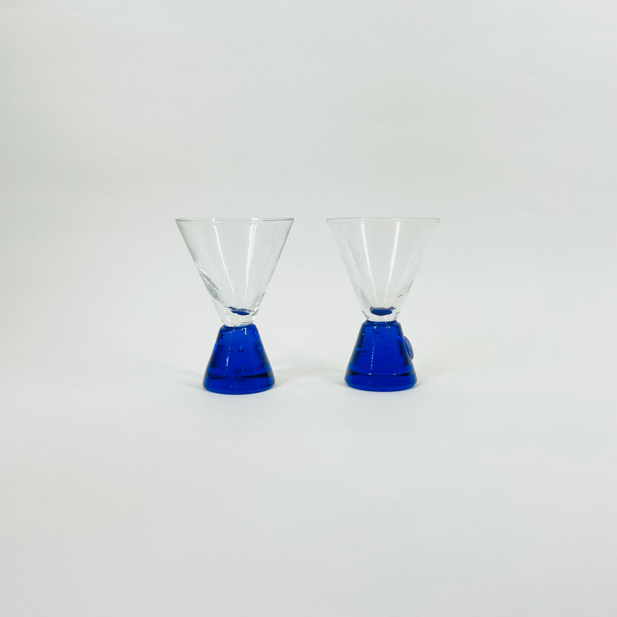 1980s PAPERWEIGHT SHOT/PORT GLASSES
