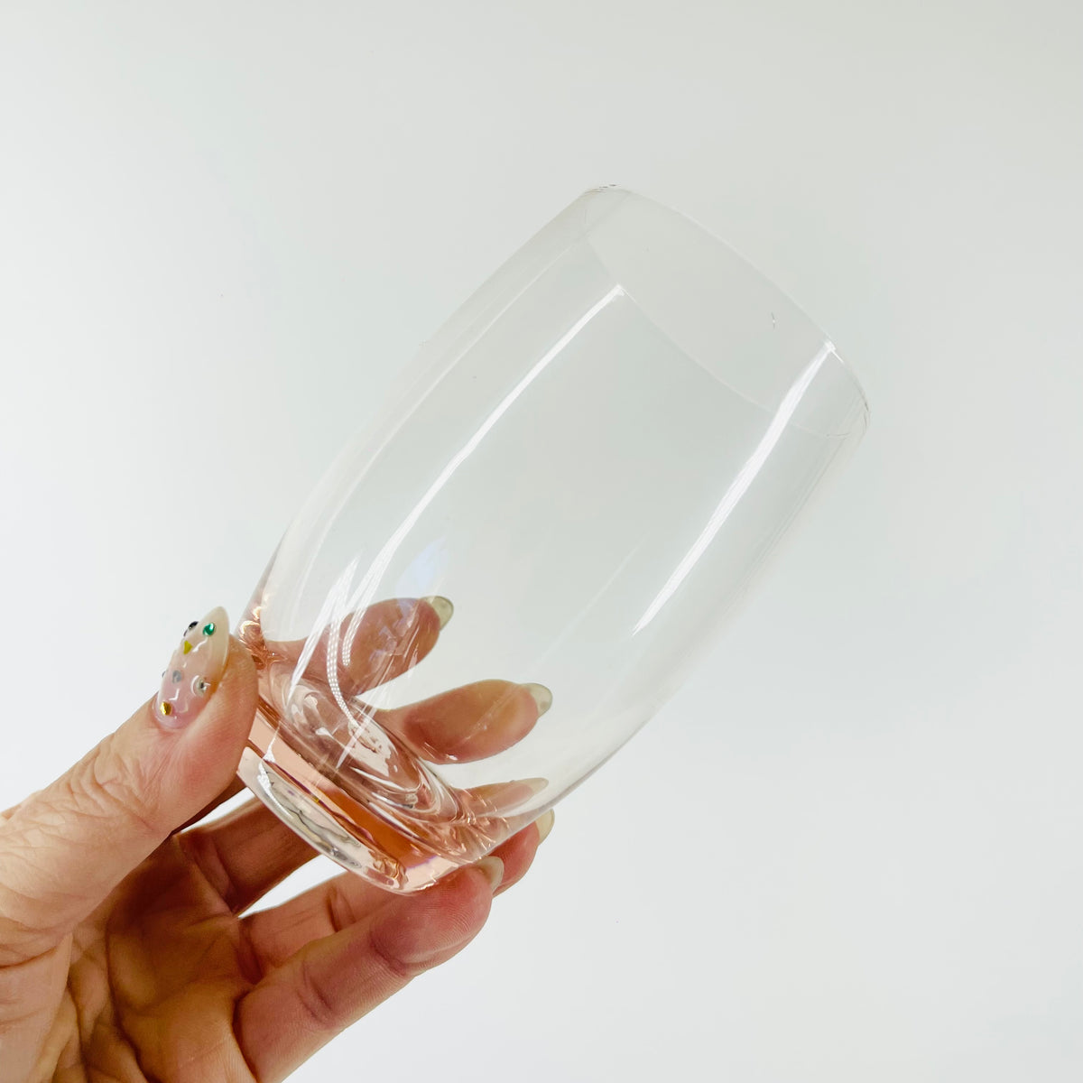 1950s PINK GLASS TUMBLERS