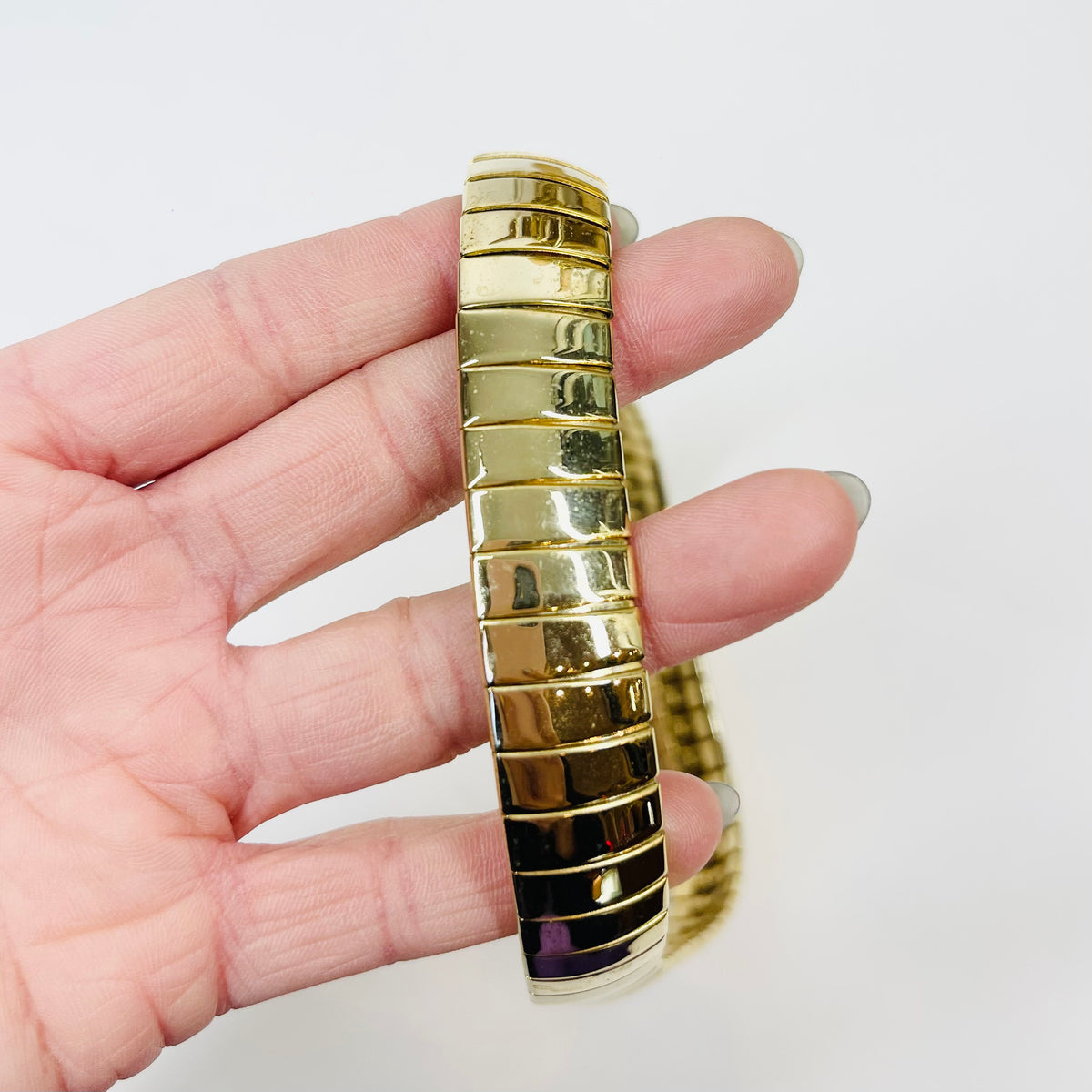 1960s TUBOGAS LINKS COLLAR NECKLACE