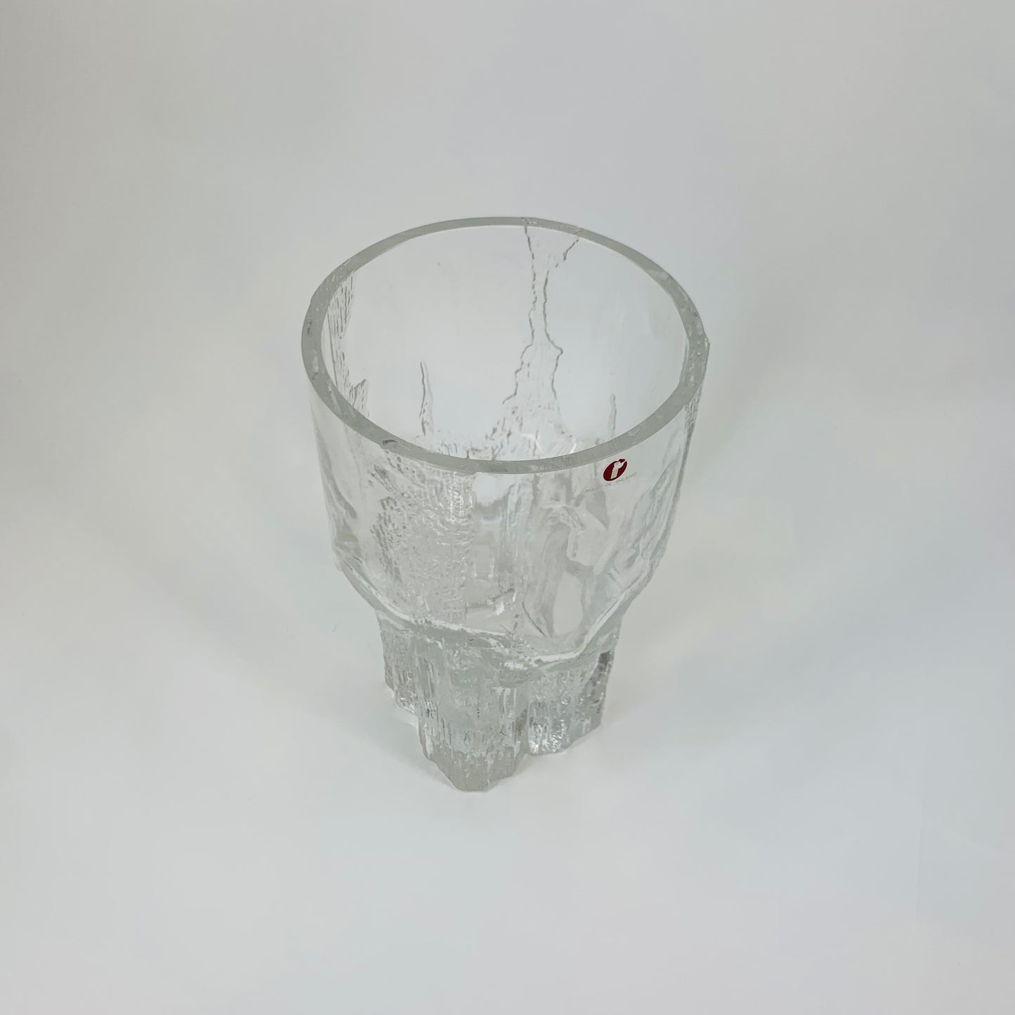 IITTALA ICE GLASS VASE