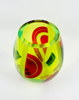 KARL PALDA URANIUM BLACK RUBY VASE