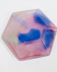 1980s SWEDISH PINK PURPLE SATIN GLASS BOWL BY MONICA BACKSTROM FOR KOSTA BODA