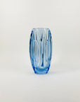 1960s SKLO UNION ROSICE LENS GLASS VASE BY RUDOLF SCHROTTER