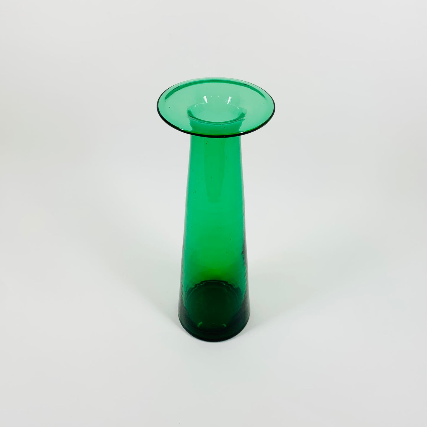 50s GREEN HYACINTH VASE