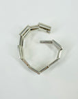 SIGNED 1990s TOM FORD GUCCI STERLING SILVER FANCY LINKS BRACELET