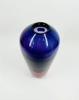 1990s HAZE PURPLE PINK SOMMERSO GLASS VASE BY ERICA LAGERBIELKE FOR KOSTA BODA