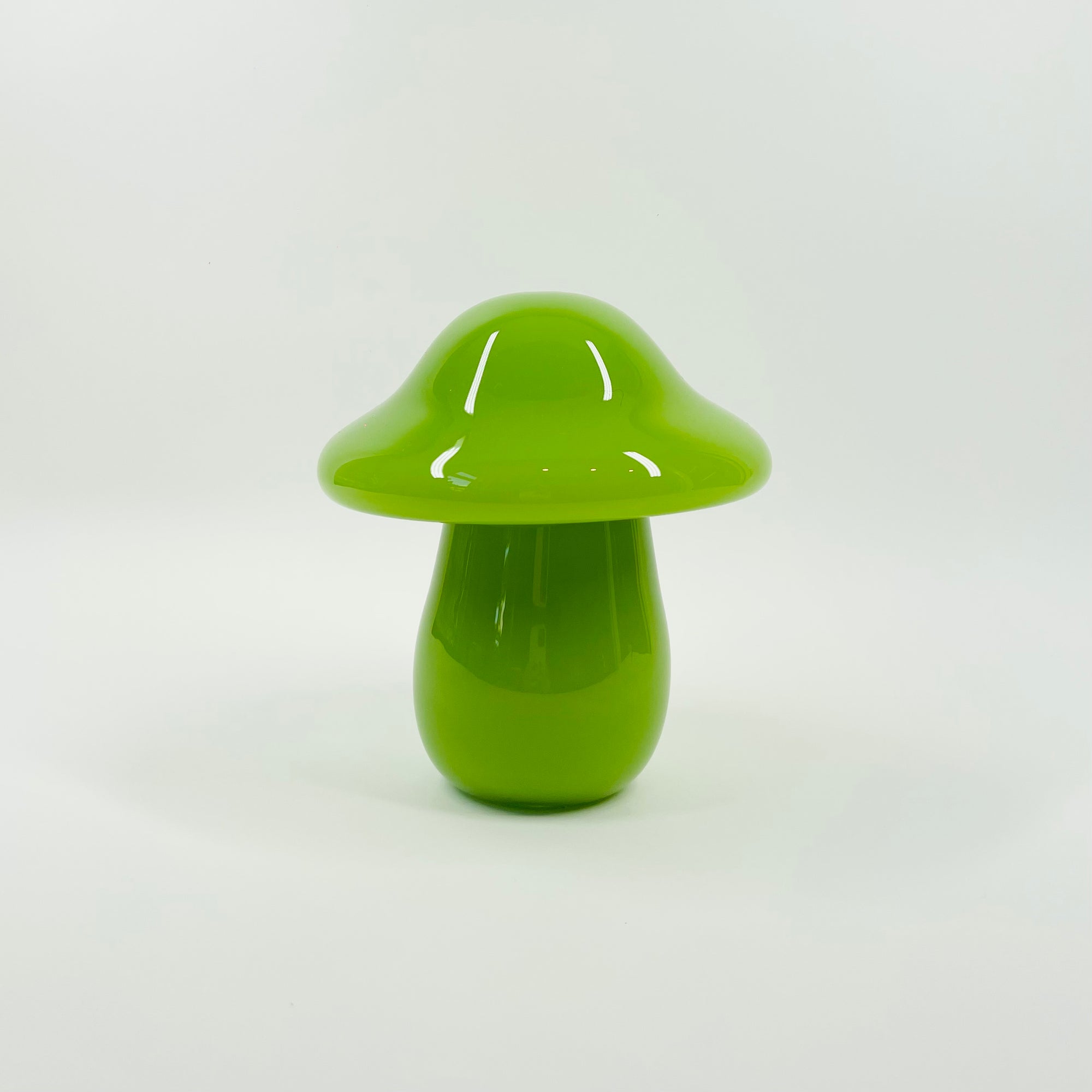 2019 MOUTH BLOWN CASED GLASS MUSHROOM BY SWEDISH ARTIST FORGLEN