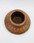 RETRO HAND CARVED WOODEN VASE
