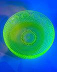 MIDCENTURY FINNISH URANIUM GLASS GRAPPONIA BOWL BY NANNY STILL FOR RIIHIMAEN LASI