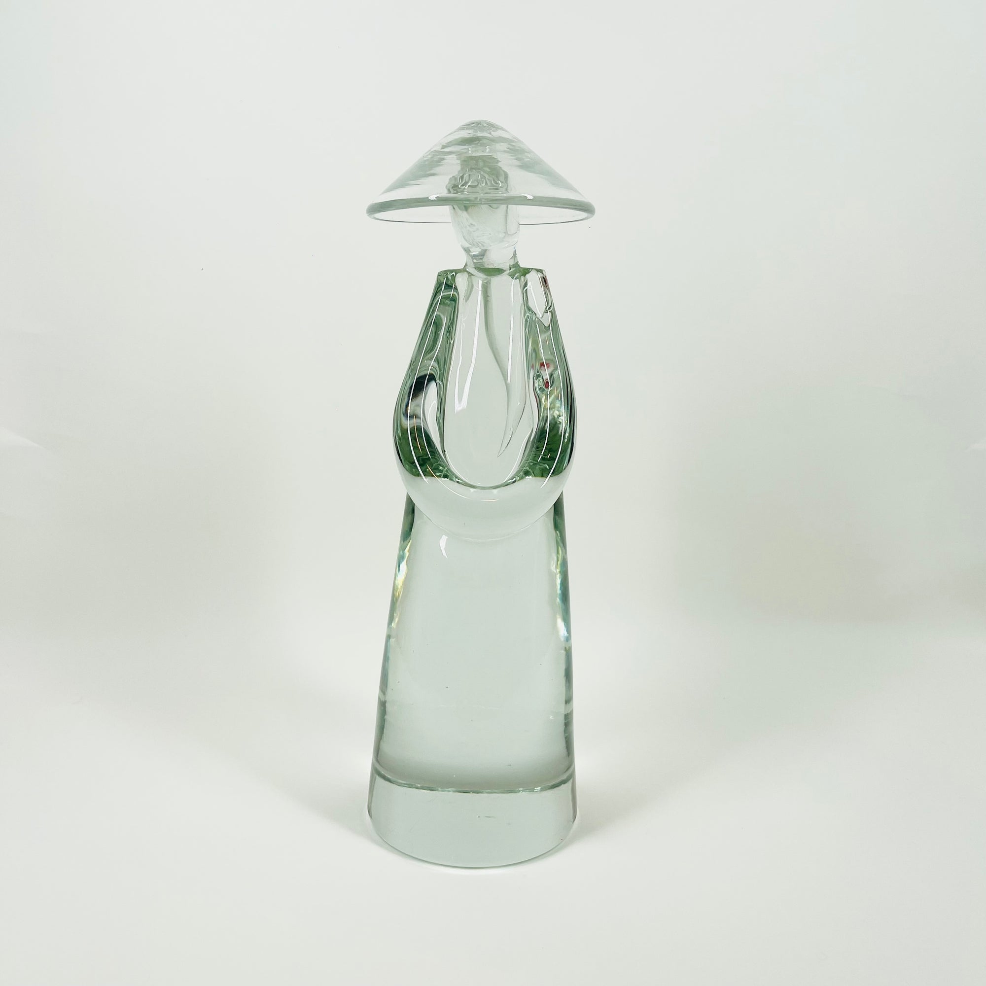 1950s MURANO GLASS RELIEF/SCULPTURE OF A MANCHURIAN MAN