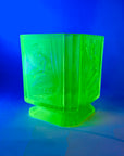URANIUM GLASS VASE