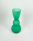 1960s JAPANESE COLOUR CASED GLASS HOOP VASE