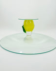 1980s LEMON STAND CAKE PLATE/BOWL