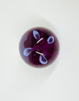 1980s PINK PURPLE ART GLASS CAITHNESS PAPERWEIGHT