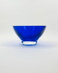 1960s SWEDISH COBALT BLUE GLASS BOWL