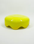 1960s SWEDISH YELLOW LEMON CASED GLASS BOWL BY INGEBORG LUNDIN FOR ORREFORS
