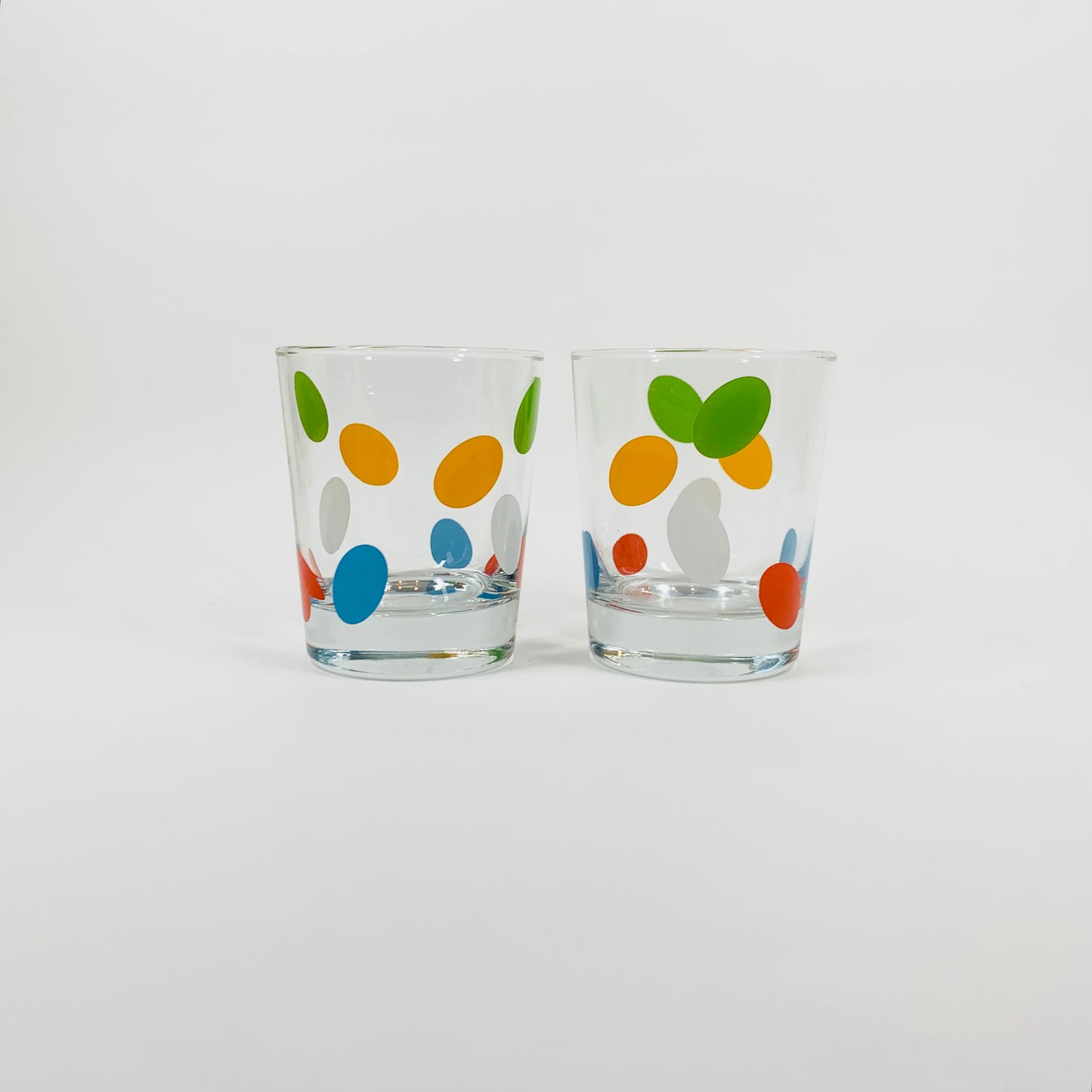 80s MEMPHIS POLKA DOT TUMBLERS