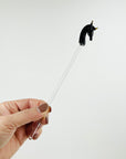 1950s HAND MADE MURANO GLASS SWIZZLE STICK
