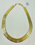 1950s CORO TEXTURED CLEOPATRA NECKLACE