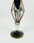 1950s MURANO AMETHYST GLASS CANDLE HOLDER
