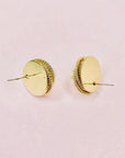 1980s PEARL BUTTON FILIGREE KNOT STUD EARRINGS