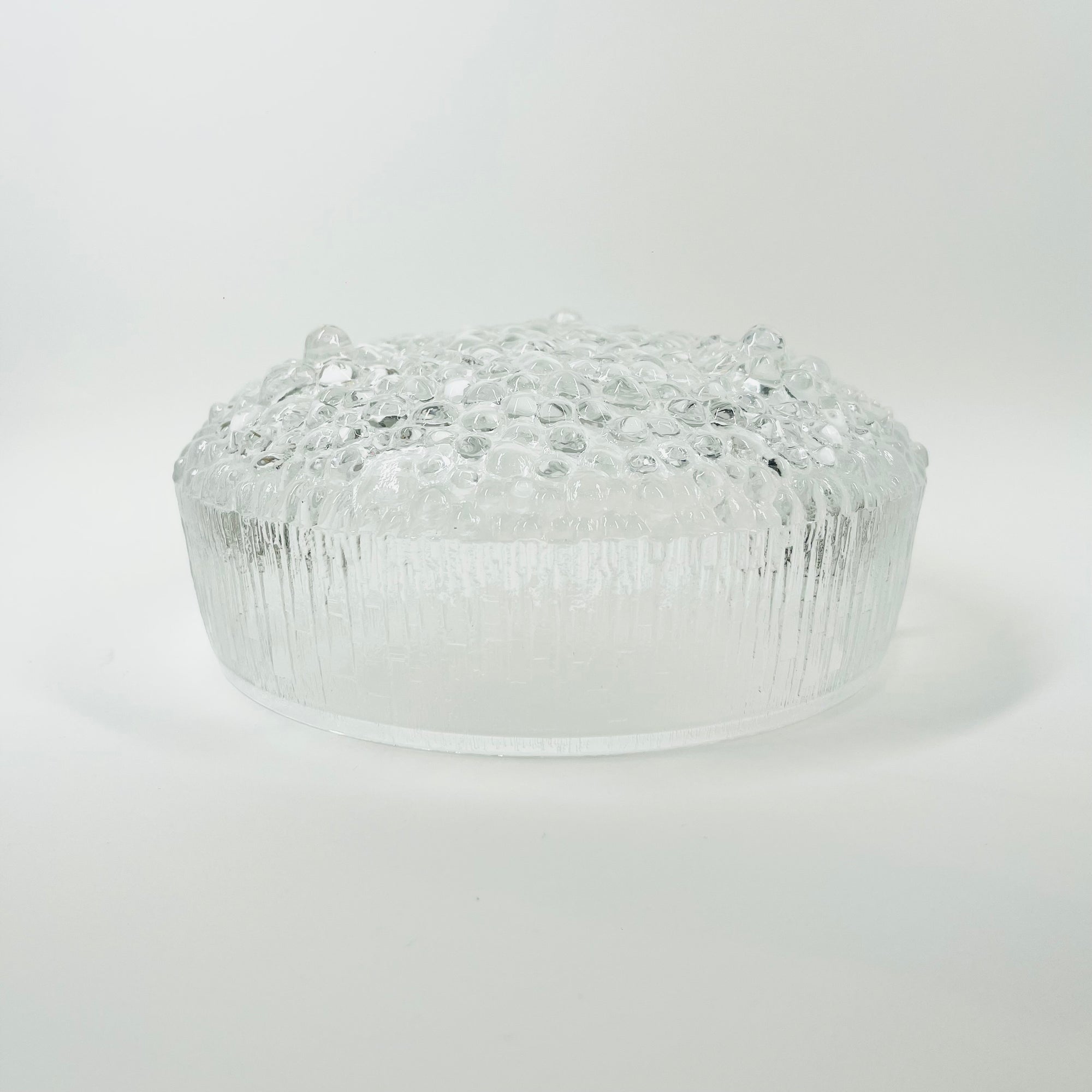 1970s IITTALA ULTIMA THULE ICE GLASS BOWL