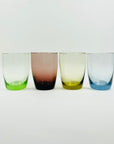 1950s HARLEQUIN GLASS TUMBLERS
