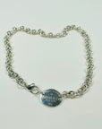 1990s TIFFANY & CO RETURN TO ADDRESS SILVER NECKLACE
