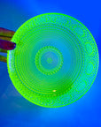MIDCENTURY FINNISH URANIUM GLASS GRAPPONIA BOWL BY NANNY STILL FOR RIIHIMAEN LASI