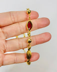 50s PURPLE MARQUIS NECKLACE