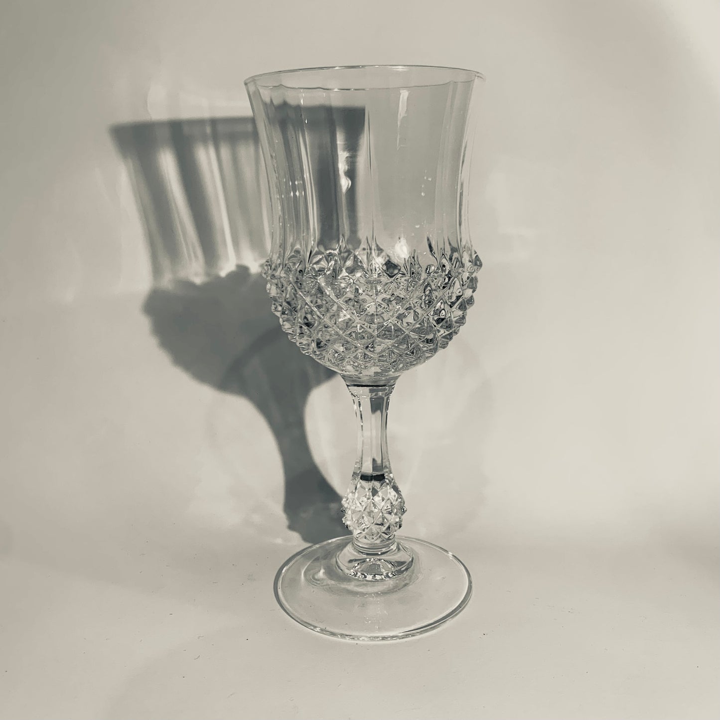 60s CRISTAL d’ARQUES CRYSTAL WINE GLASSES