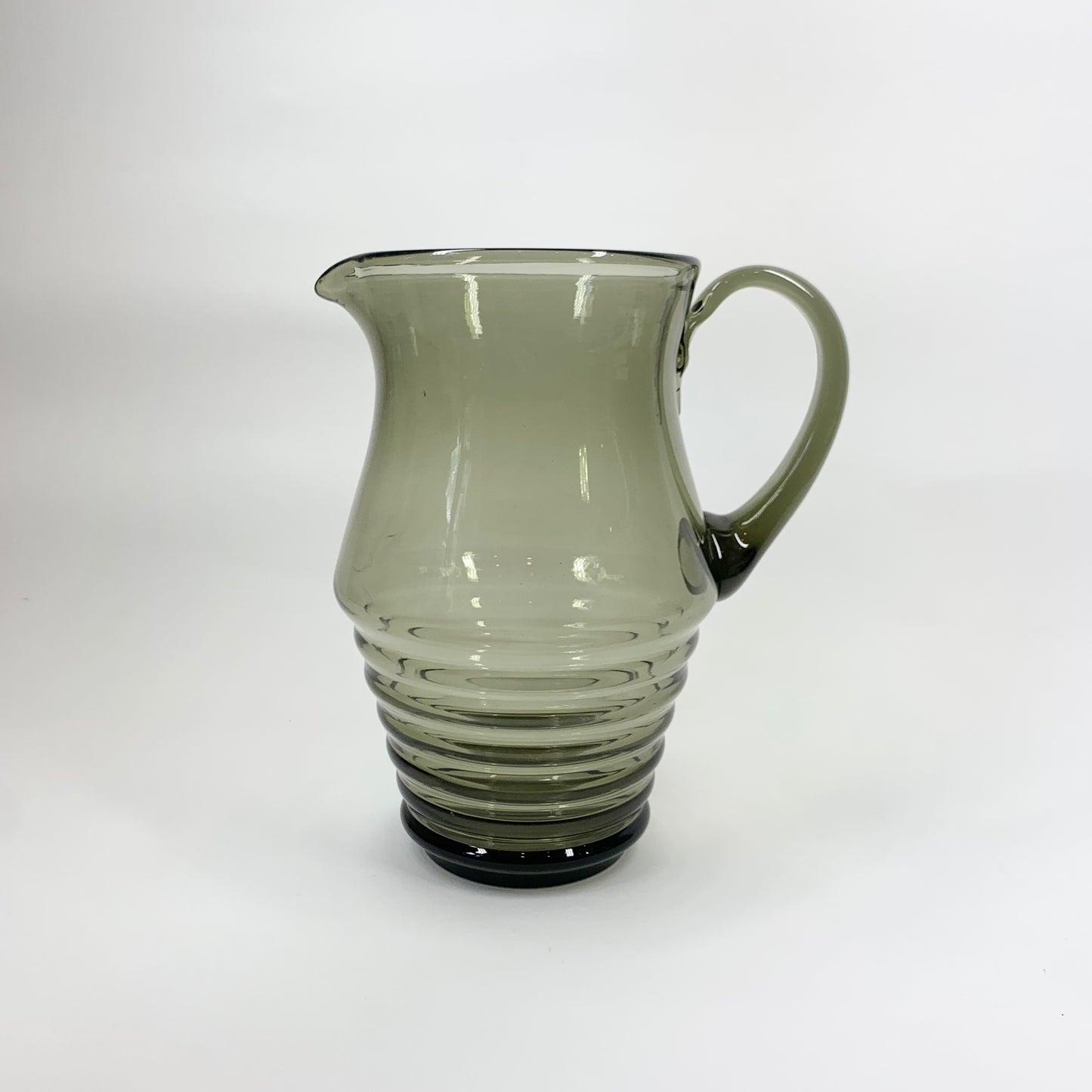 GREY GLASS JUG