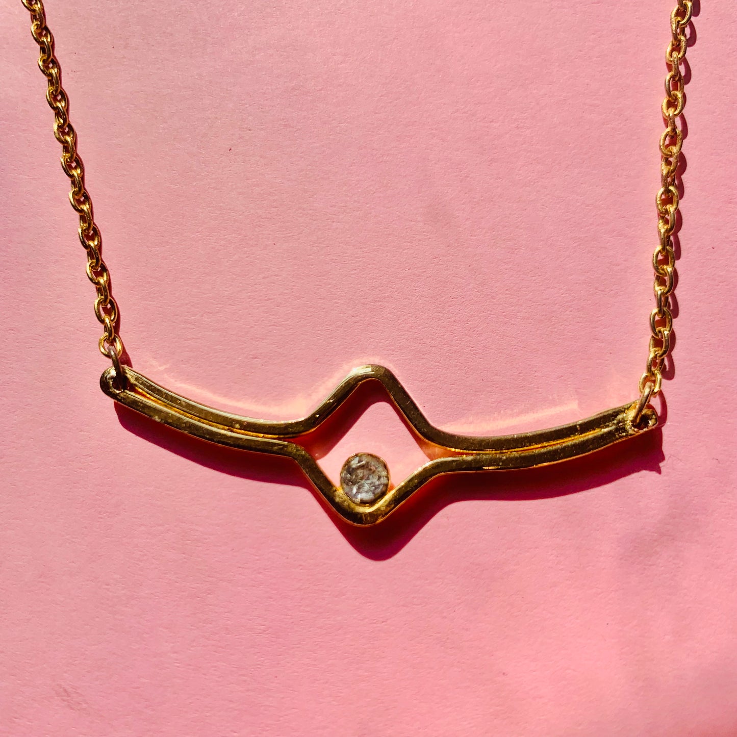 T BAR PENDANT NECKLACE