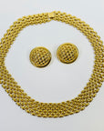 1980s PANTHERE LINKS NECKLACE SUITE
