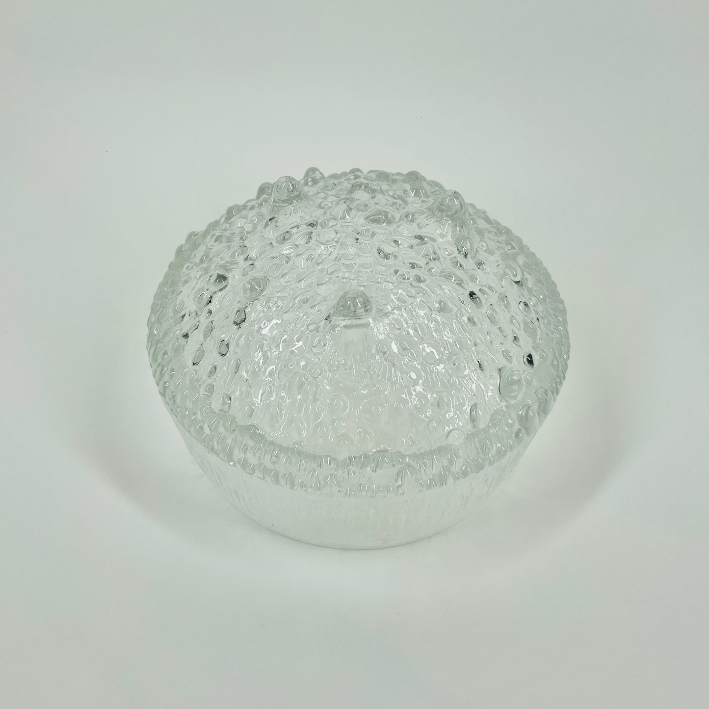 1970s IITTALA ULTIMA THULE ICE GLASS BOWL