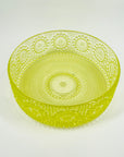 MIDCENTURY FINNISH URANIUM GLASS GRAPPONIA BOWL BY NANNY STILL FOR RIIHIMAEN LASI