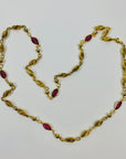 50s PURPLE MARQUIS NECKLACE