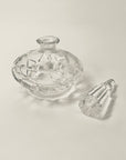 VINTAGE CUT CRYSTAL PERFUME BOTTLE