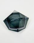 1960s PINK PURPLE GREY SOMMERSO DIAMOND FACETED GLASS BOWL