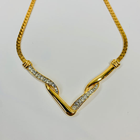 70s TRIFARI CHEVRON NECKLACE