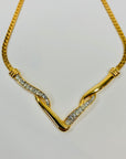 70s TRIFARI CHEVRON NECKLACE