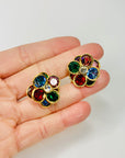 1980s OROTON TUTTI FRUITTI EARRINGS & MATCHING NECKLACE
