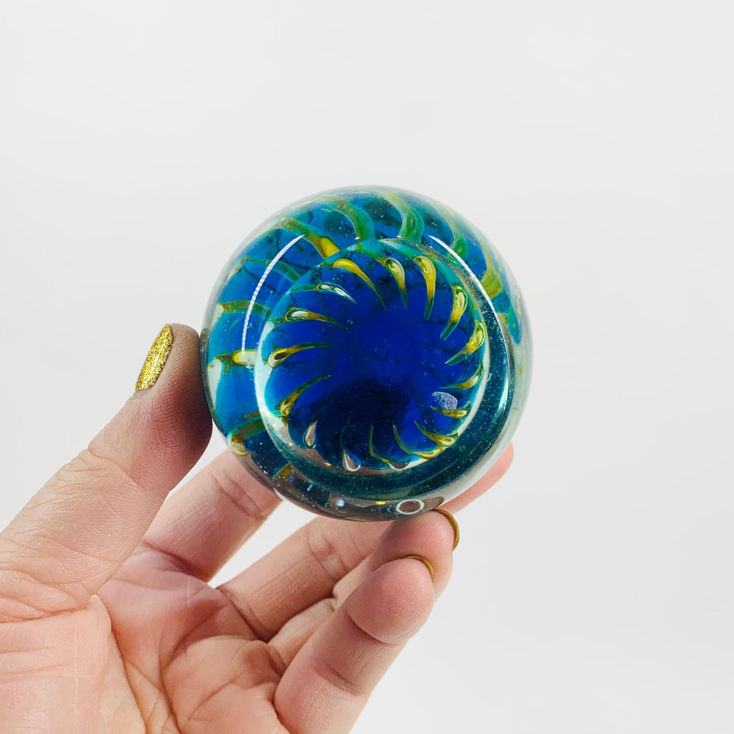 MDINA BLUE PAPERWEIGHT